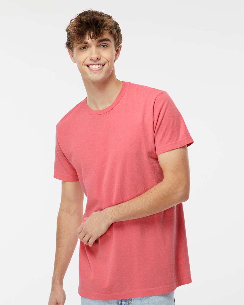 Vintage Garment-Dyed Crewneck T-Shirt for Casual Retro & Everyday Lifestyle Wear